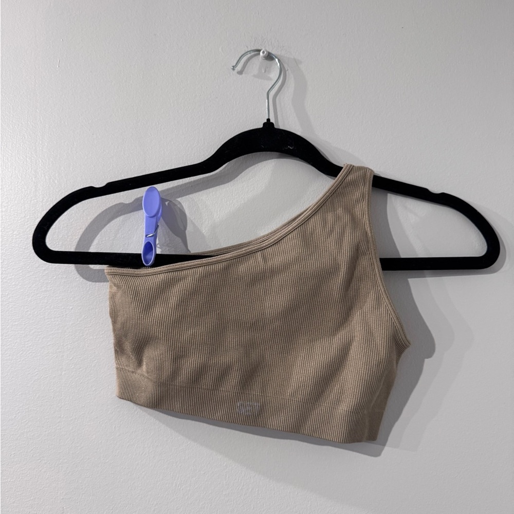 SET Active One-Shoulder Ribbed Sports Bra